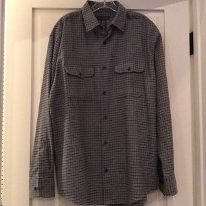 Banana Republic Houndstooth Check Flannel